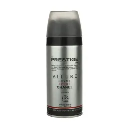 اسپری بدن مردانه مدل Chanel Allure Homme حجم 150 میل پرستیژ