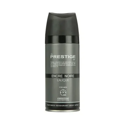 اسپری بدن مردانه مدل Lalique Encre Noire حجم 150 میل پرستیژ