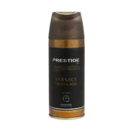 اسپری بدن زنانه مدل Versace Crystal Noir حجم 150 میل پرستیژ