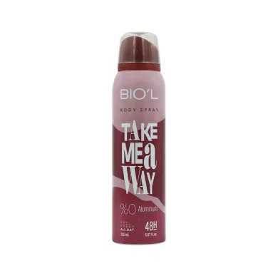 اسپری بدن مردانه مدل Take Me Away حجم 150 میل بیول