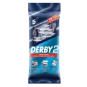 خود تراش دو لبه مدل DERBY 2 بسته 5 عددی دربی