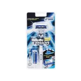 خود تراش سیستمی 3 لبه مردانه مدل Macg 3 Plus به همراه 2 عدد تیغ یدک ژیلت