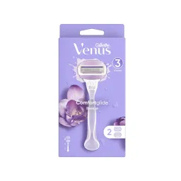 خود تراش سیستمی سه لبه مدل VENUS BREEZE به همراه 2 عدد تیغ یدک ژیلت