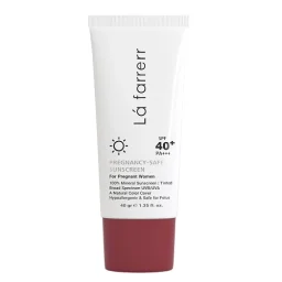 کرم ضدآفتاب SPF40 بارداری رنگی حجم 40 میل لافارر