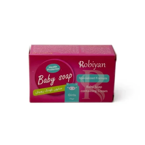 صابون کودک حاوی زینک دخترانه 75 گرم روبیان