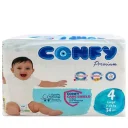 پوشک کودک سایز 4 مدل Premium بسته 34 عددی کانفی