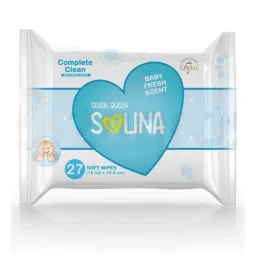 دستمال مرطوب کودک مدل Baby Fresh بسته 27 برگ سون کویین