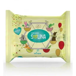 دستمال مرطوب کودک مدل سولینا بسته 27 برگ سون کویین