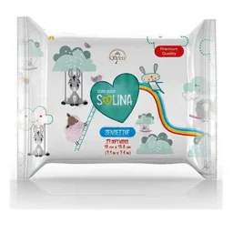 دستمال مرطوب کودک مدل Premium Quality بسته 27 برگ سون کویین