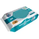 دستمال مرطوب کودک مدل سولینا فیروزهای بسته 72 برگ سون کویین