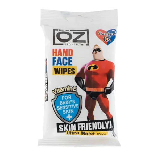 دستمال مرطوب کودک 12 برگ دکتر از
