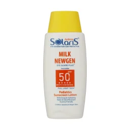 لوسیون ضدآفتاب SPF 50 مناسب کودکان مدل Milk Newgen حجم 100 میل آردن سولاریس
