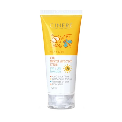کرم ضدآفتاب کودک SPF30 حجم 75 میل سینره
