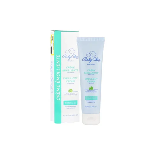 کرم مرطوبکننده کودک امولیانت مناسب پوستهای خشک و آتوپیک حجم 100 میل بیبی اسکین