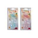 پستانک تمام سلیکون فندقی قابدار بلیستر تک عددی بی بی لند