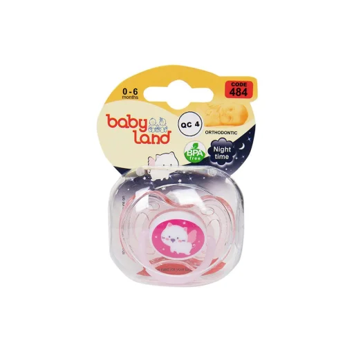 پستانک النا شب تاب ارتو دنسی طرح گربه سایز 1 قاب کریستالی بی بی لند