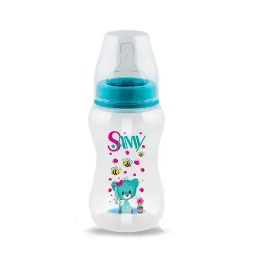 شیشه شیر دهانه گشاد حجم 240 میل سامی