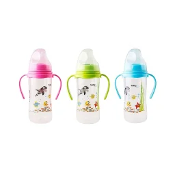 شیرخوری PP دهانه عریض ارتودنسی آویز حجم 150 میل بی بی لند