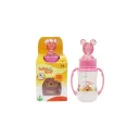 شیرخوری PC کلاسیک عروسکی فندقی دسته دار صورتی حجم 150 میل بی بی لند