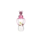 شیرخوری PC کلاسیک عروسکی فندقی دسته دار صورتی حجم 240 میل بی بی لند