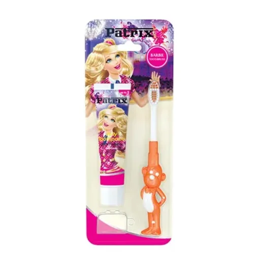 پک مسواک و خمیر دندان دخترانه پاتریکس
