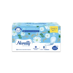 پد روزانه عصاره بابونه متوسط نازک سایز یک 20 عددی ناولتی