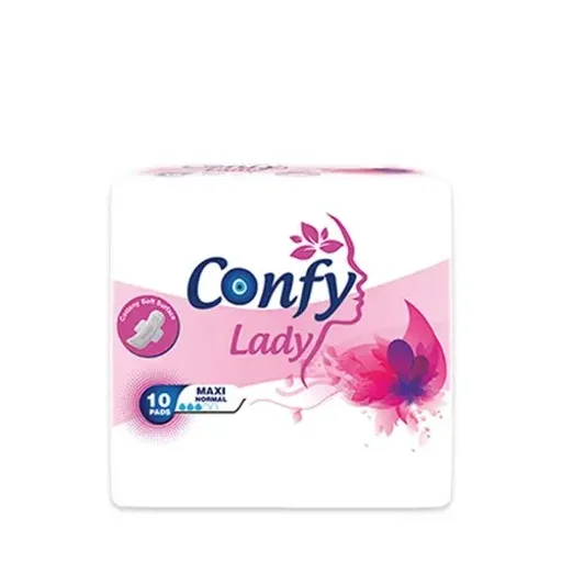 نوار بهداشتی لیدی مدل Maxi Normal بسته 10 عددی کانفی