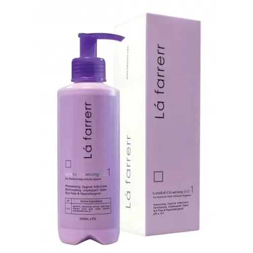 ژل بهداشتی پمپی بانوان و دوشیزگان حجم 250 میل لافارر