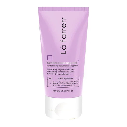 ژل شستشوی بهداشتی تیوپی بانوان مناسب دوشیزگان و بانوان 1 حجم 150 میل لافارر