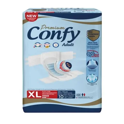 پوشک بزرگسال مدل X Larg بسته 10 عددی کانفی