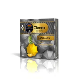 کاندوم مدل Fantastic بسته 3 عددی کلایمکس