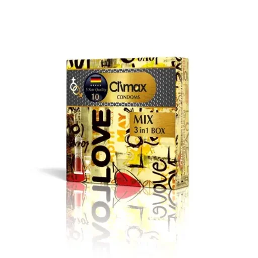 کاندوم مدل Mix بسته 3 عددی کلایمکس