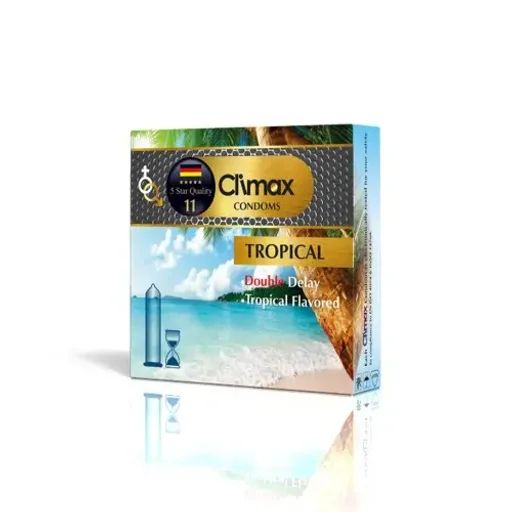 کاندوم مدل Tropical بسته 3 عددی کلایمکس