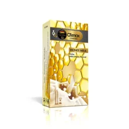 کاندوم مدل Honey Milk بسته 12 عددی کلایمکس