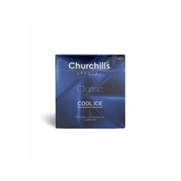 کاندوم اسپشیال تاخیری دابل ژل خنککننده 3 عددی مدل Classic Coolice چرچیلز