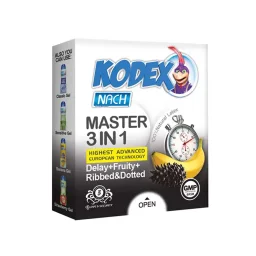 کاندوم 3 در 1 مستر ساده 3 عددی کدکس