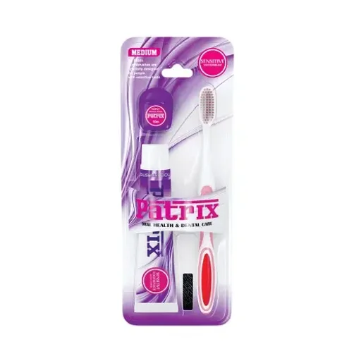 پک مسواک، خمیر دندان و نخ دندان حساس پاتریکس
