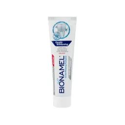 خمیردندان سفید کننده مدل GENTLE WHITENING با طعم نعنا حجم 130 میل بایونمل