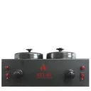 دستگاه موم گرمکن دو قابلمه اطلس