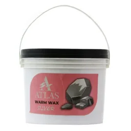 موم دائم گرم با عصاره نقره سطل 2500 گرم اطلس