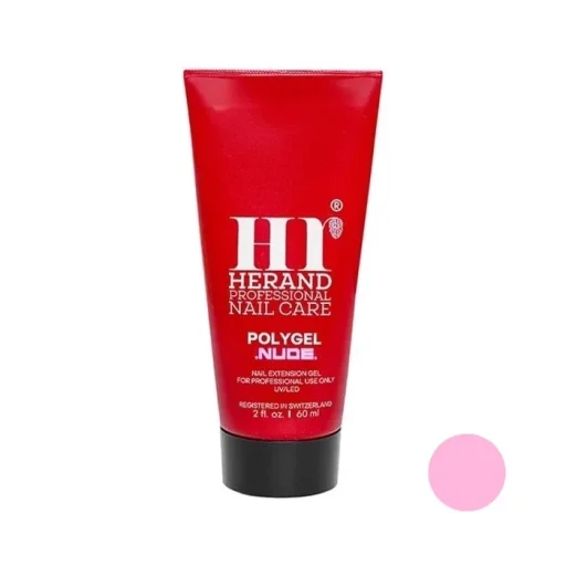 پلی ژل کاشت ناخن اکرولیک بژ حجم 60 میل هراند