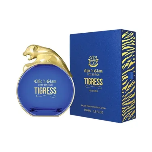 ادکلن زنانه مدل Tigress حجم 100 میل چیک ان گلم