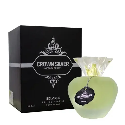 ادکلن زنانه پلاس مدل Crown Silver حجم 100 میل اسکلاره