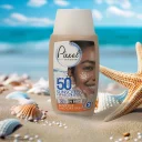 کرم ضدآفتاب SPF50 رنگ بژ طلایی مناسب پوست خشک حجم 50 میل پیکسل