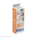 کرم ضدآفتاب SPF50 بدون رنگ مناسب پوست جوشدار و چرب حجم 50 میل پیکسل