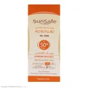 فلوئید ضدآفتاب SPF50 فاقد چربی مناسب پوست چرب بدون رنگ حجم 50 میل سان سیف
