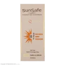 ضدآفتاب کرم پودری همراه با پرایمر SPF50 فاقد چربی بژ وانیلی کد N15 حجم 40 میل سان سیف