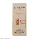 ضدآفتاب کرم پودری همراه با پرایمر SPF50 فاقد چربی بژ عاجی کد NC10 حجم 40 میل سان سیف