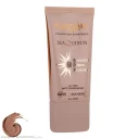 ضدآفتاب کرم پودری همراه با پرایمر SPF50 فاقد چربی بژ ابریشمی کد NW15 حجم 40 میل سان سیف