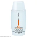 کرم ضدآفتاب SPF50 بی رنگ مناسب پوست خشک و نرمال حجم 50 میل ژیناژن